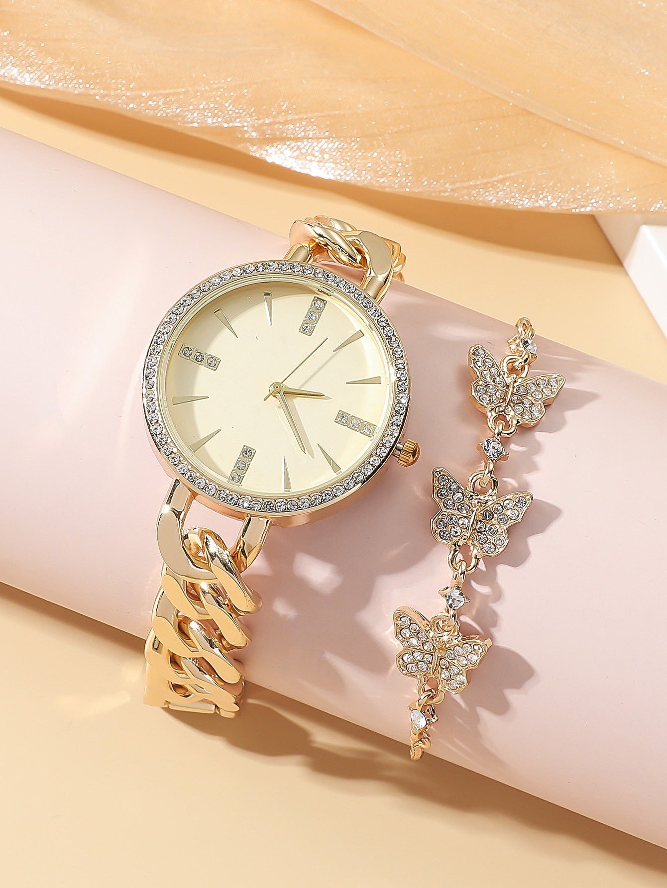 Damen Armbanduhr Einfache Dünne Armband Armbanduhr