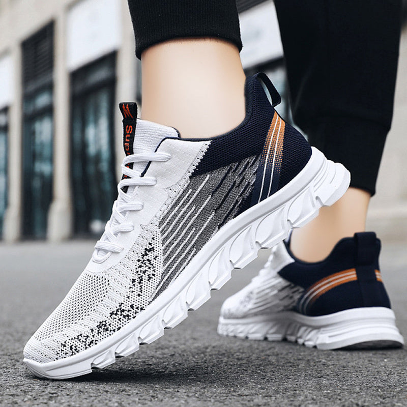 Herren Sneakers Mode Wellenförmige Sohle Schuhe Sport Laufschuhe