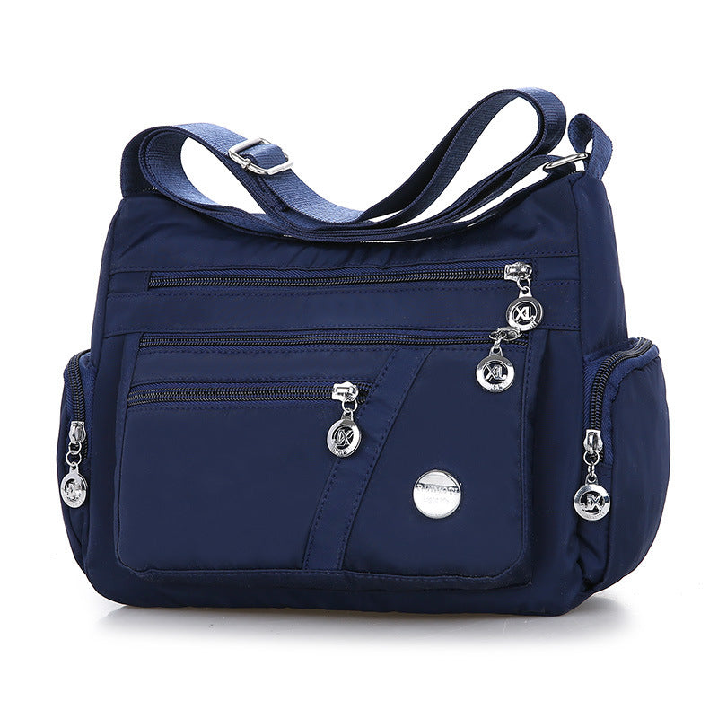 Damen-Umhängetasche, Multi-Pocket-Design, wasserdicht, lässig, mit hoher Kapazität