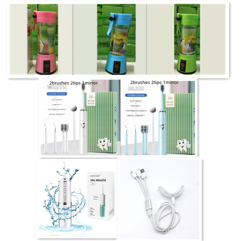 Tragbarer Mixer mit USB wiederaufladbarem Mini-Küchen-Fruchtsaftmixer, einfacher tragbarer elektrischer Mini-Entsafter für zu Hause