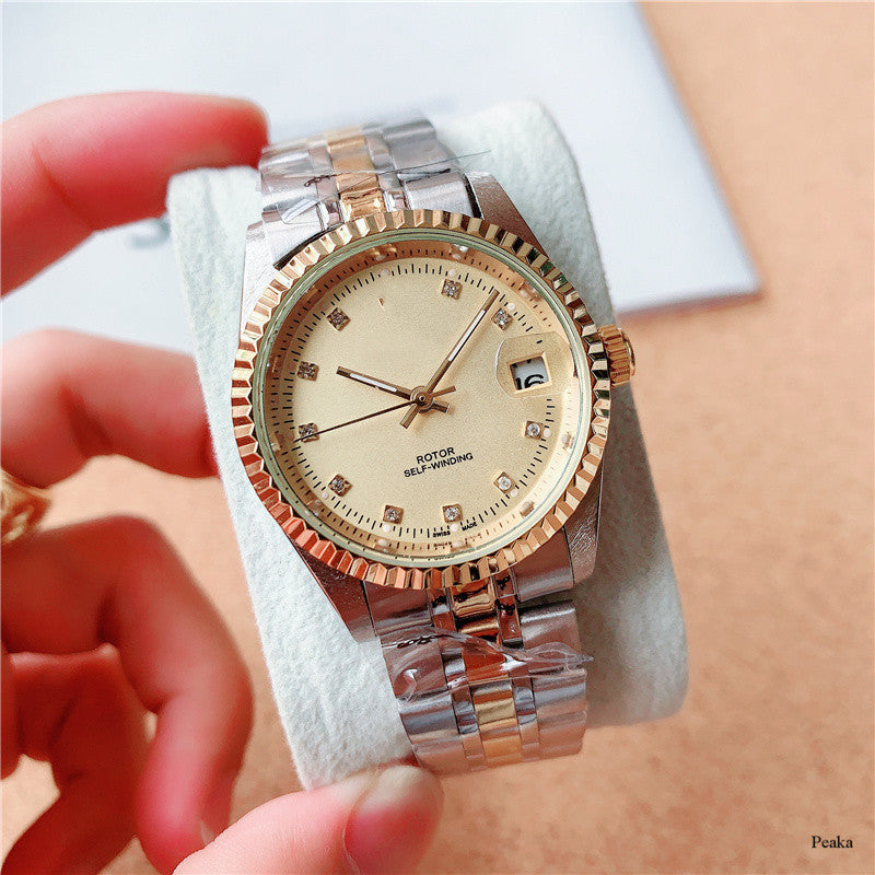 Mechanische Armbanduhren aus Edelstahl für Herren
