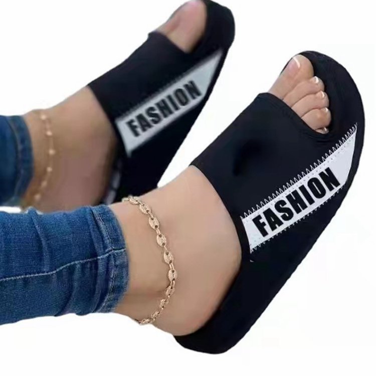 Flache Stoffsandalen für Damen in Europa und Amerika