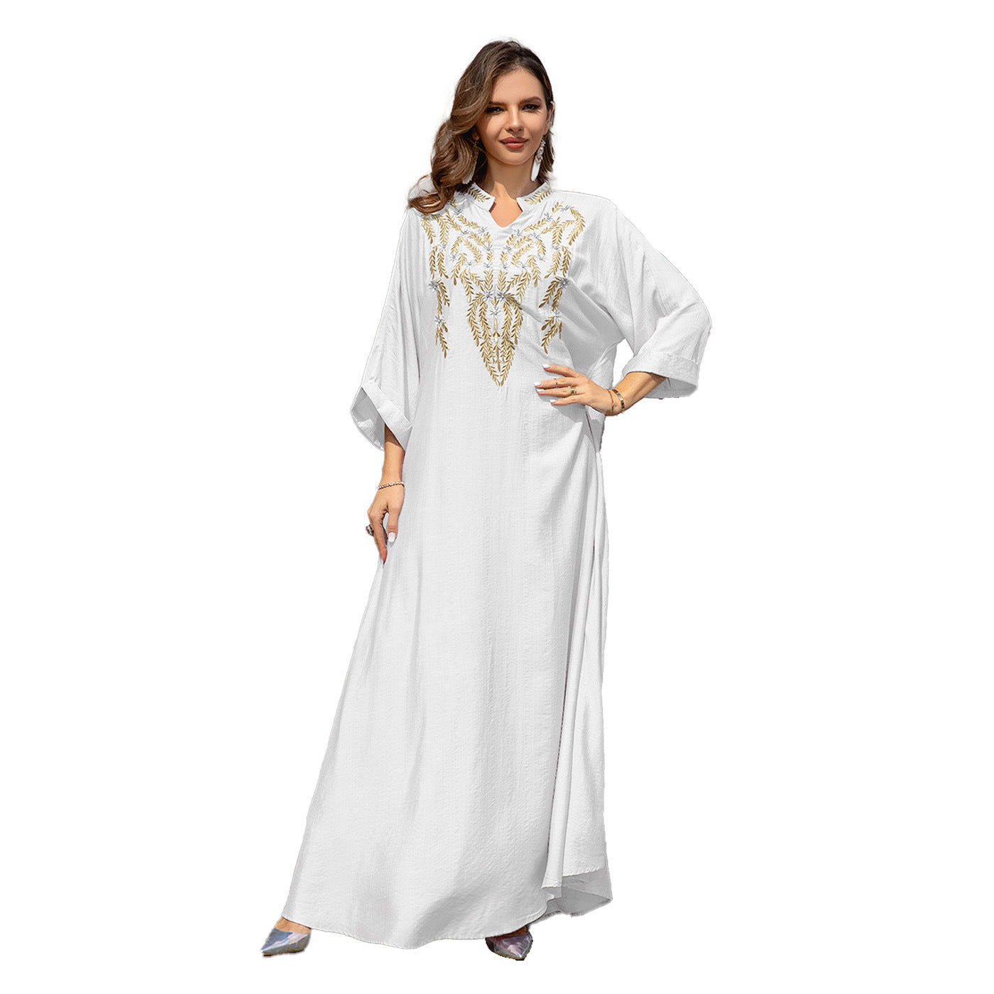 Besticktes Robenkleid für muslimische Frauen