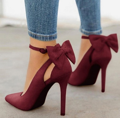 High Heels mit Schleife