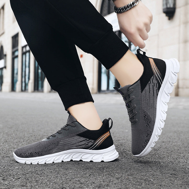 Herren Sneakers Mode Wellenförmige Sohle Schuhe Sport Laufschuhe