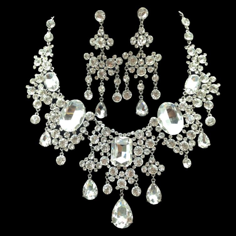 Chaîne de manches de mariée en strass grand cristal européen et américain, ensemble de bijoux de mariée, accessoires de robe de mariée