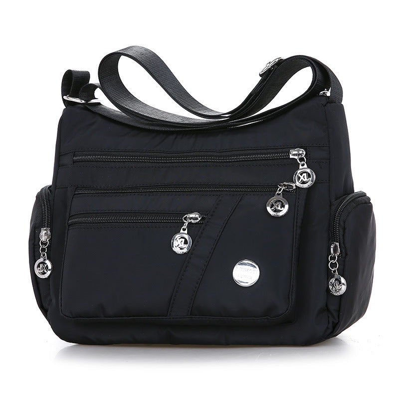 Damen-Umhängetasche, Multi-Pocket-Design, wasserdicht, lässig, mit hoher Kapazität