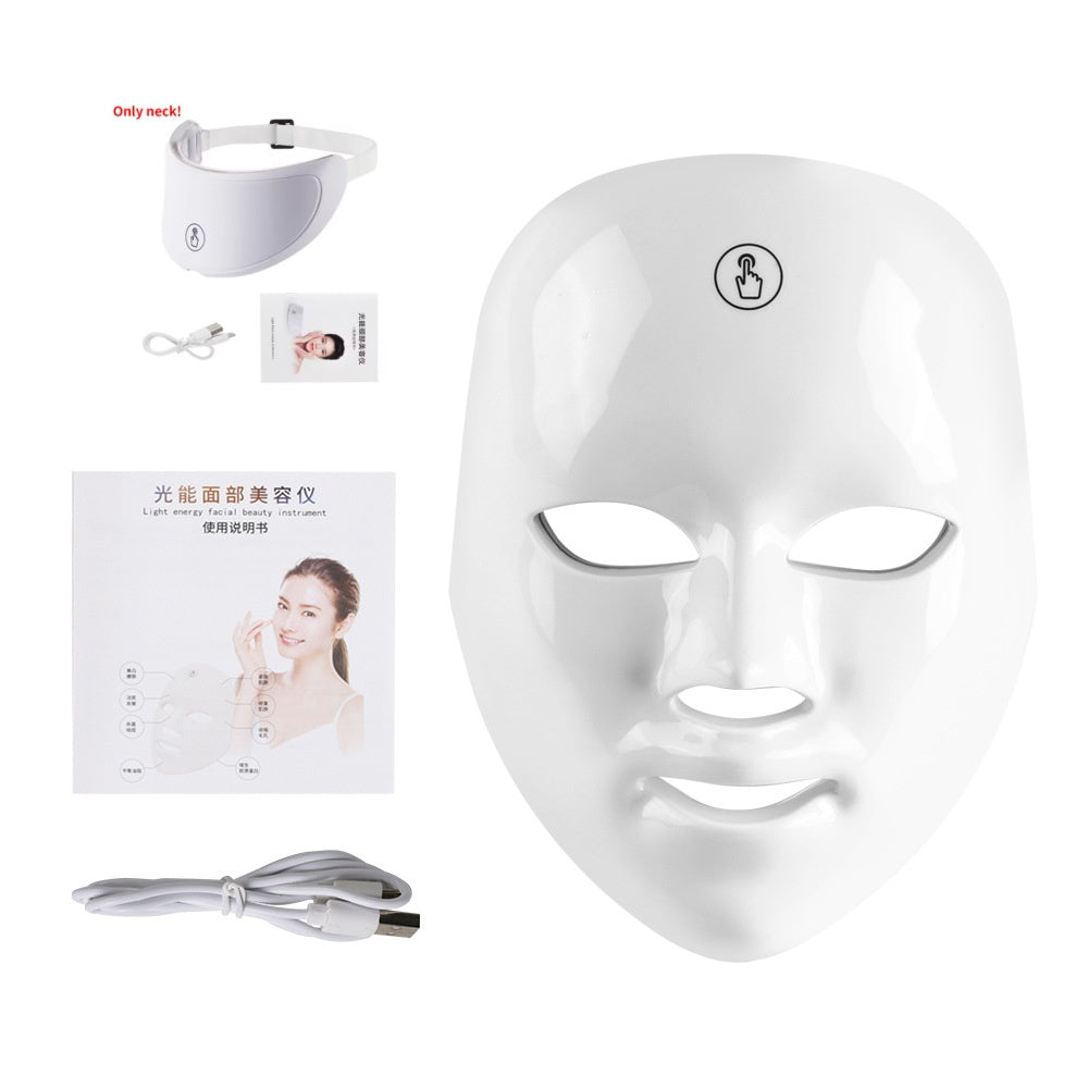 Touch Screen Seven-color Light Mask LED Photon Skin Rejuvenation