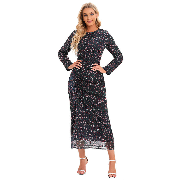Muslim Fashion Hijab Dress Printed Abayas For Women