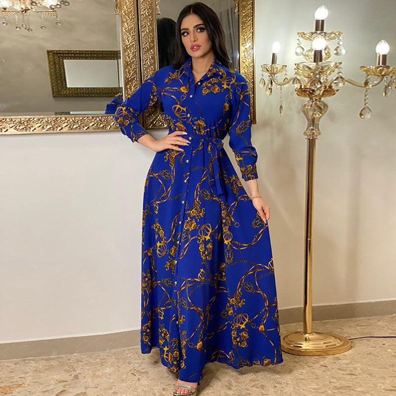 Damen Vintage-Kleid mit Spitze und Schnürung im nahöstlichen, muslimischen Stil