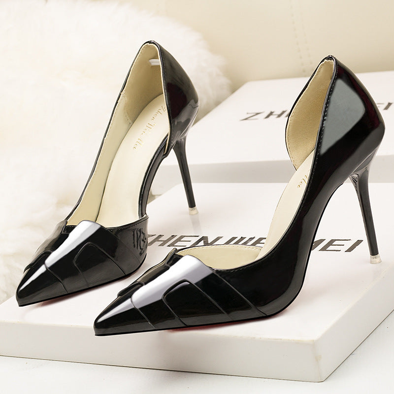 High Heels Stiletto High Heel Seitlich Hohl