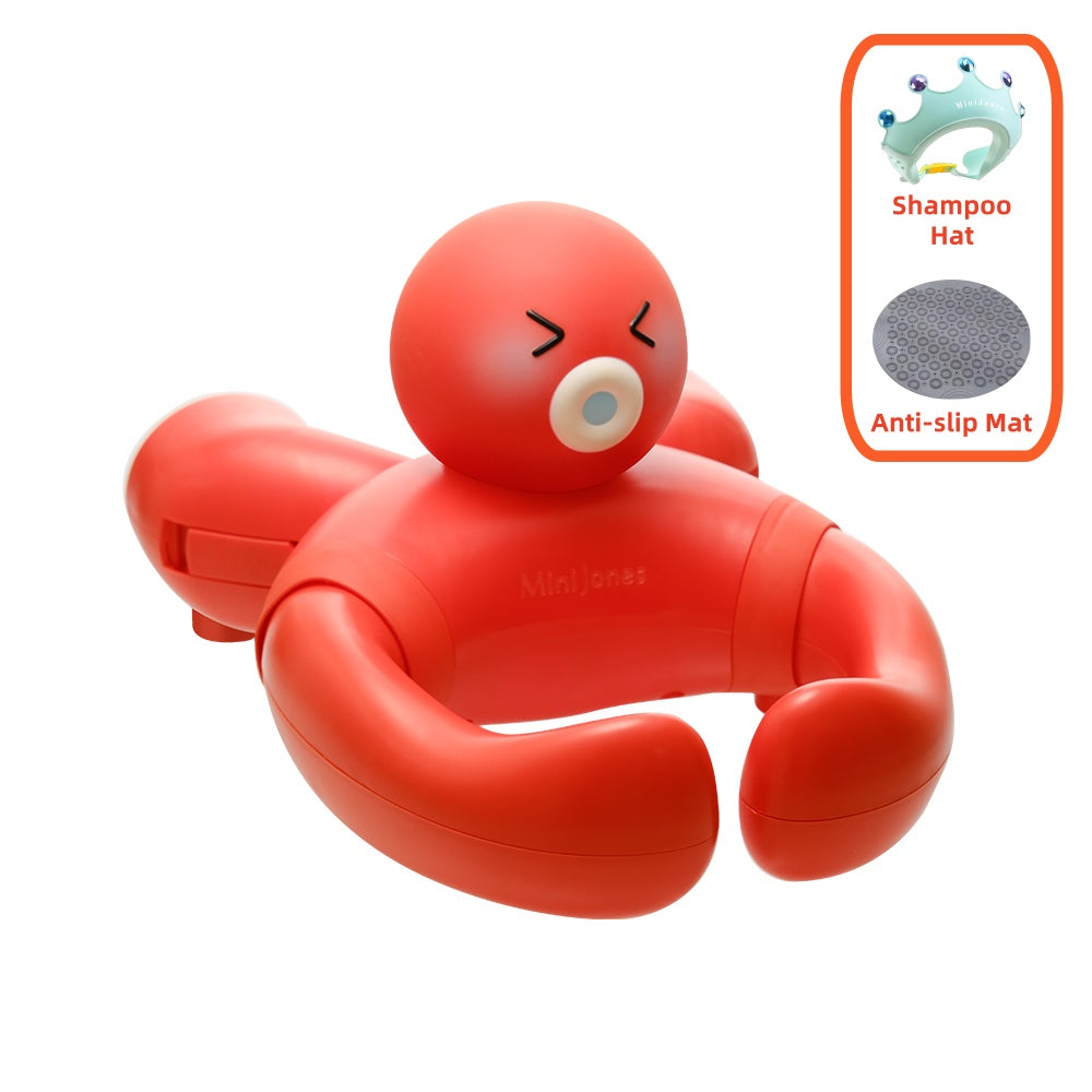 MiniJones Baby Bath Stand – Wall-Mounted Suction Cup Holder (Free US Shipping)