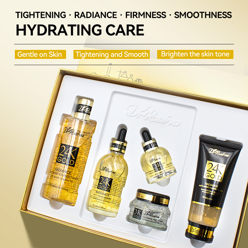 Hydrating Dr 24K Anti Aging Serum Set For Glowing Skin