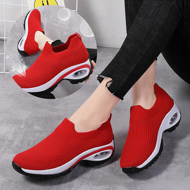 Sneakers Damen Air Cushion Mesh Atmungsaktive Laufsportschuhe