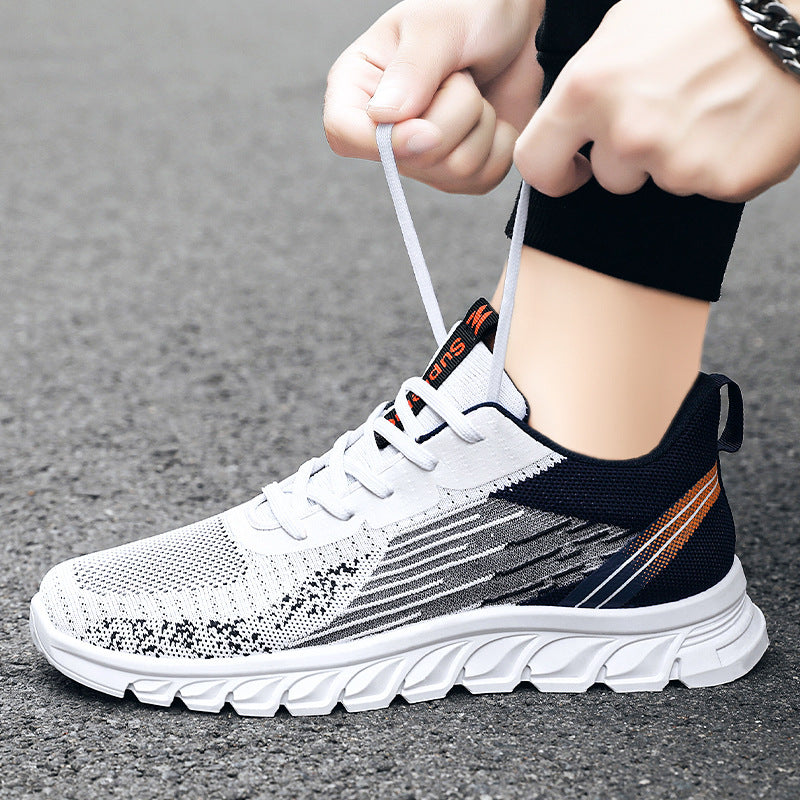 Herren Sneakers Mode Wellenförmige Sohle Schuhe Sport Laufschuhe