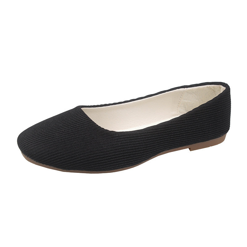 Flache, atmungsaktive Damenschuhe mit Sehnensohle