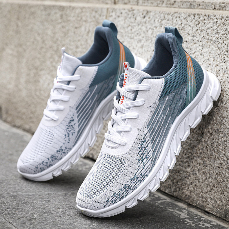 Herren Sneakers Mode Wellenförmige Sohle Schuhe Sport Laufschuhe