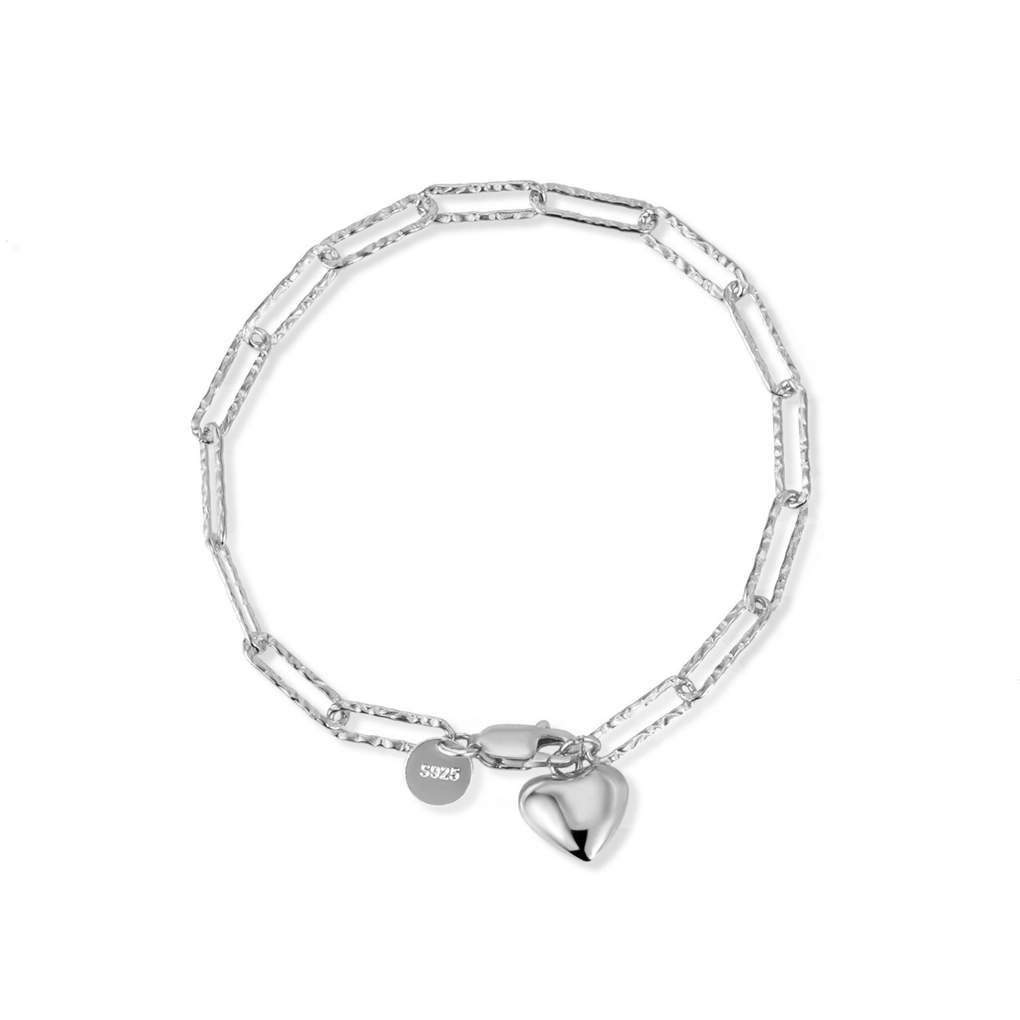 Damen Armband Herz aus 925er Sterlingsilber