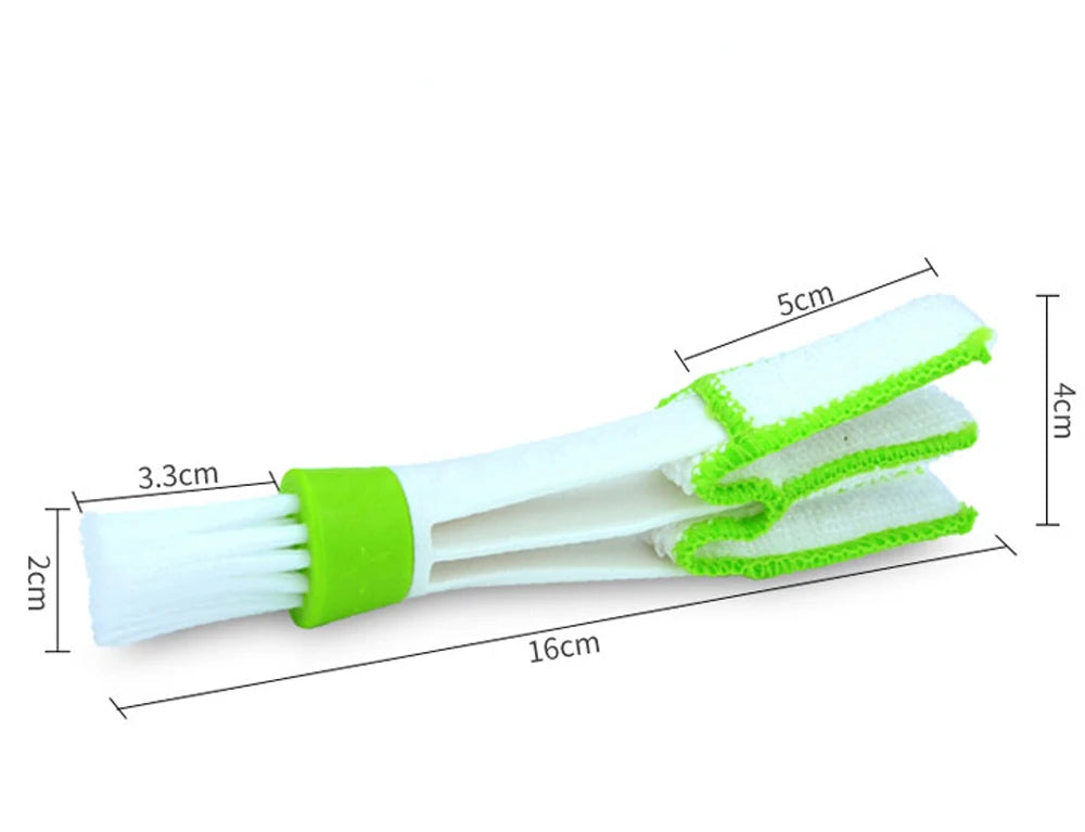 2In1 Car Air-Conditioner Outlet Cleaning Tool Multi-purpose Dust Brush Car Interior Multi-purpose Brush Car Grille Cleaner Brush