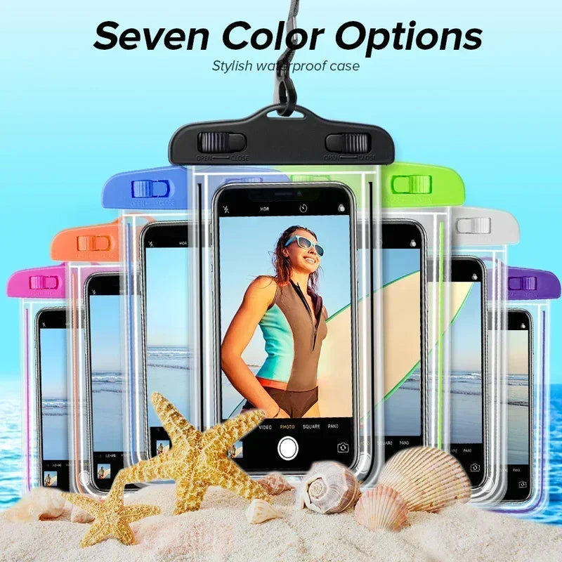 Universal Underwater Phone Protector Pouch Cover Waterproof Phone Case Swimming Water Proof Bag for IPhone Samsung Xiaomi Redmi