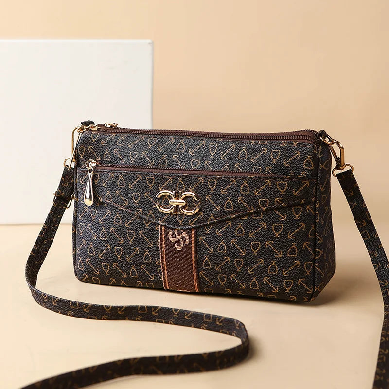 2025 Women's New Crossbody Shoulder Bag Atmospheric Middle-aged Underarm Handbags Mini Phone Small Shoulder Bag for Mothers