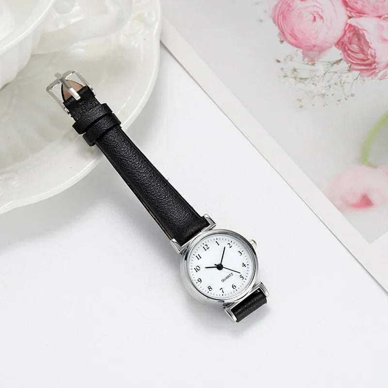 Brand Quartz Watchesfor Women Hight Quality Ladies Luxury Fashion Small Dial Casual Watch Leather Wristwatch Relojes Para Mujer