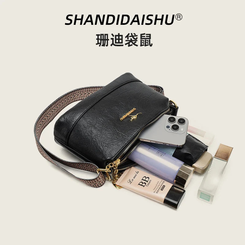 Sac A Main High Quality Soft Leather Luxury Purses And Handbags Female Bags Designer Multilayer Women Shoulder Crossbody Bags