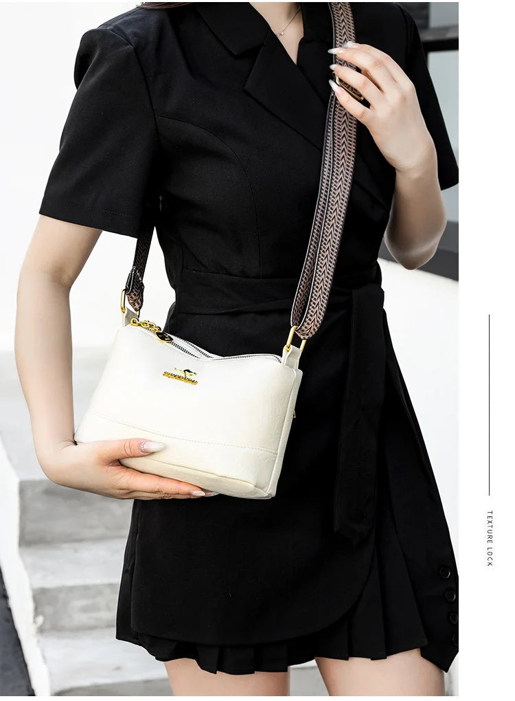 Sac A Main High Quality Soft Leather Luxury Purses And Handbags Female Bags Designer Multilayer Women Shoulder Crossbody Bags