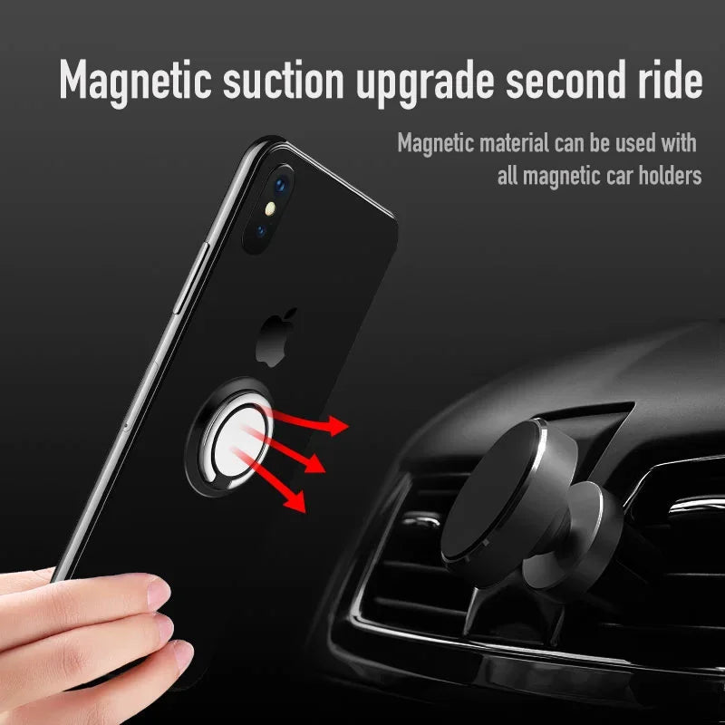 Universal Finger Ring Holder Stand Mobile Phone Luxury 360° Degree Rotation Phone Back Sticker Holder for IPhone Samsung Xiaomi