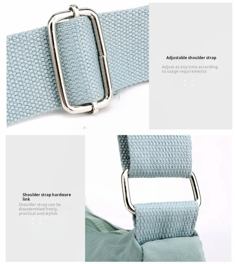 Shoulder Bag Crossbody Bag for Women Messenger Bags Waterproof Nylon Ladies Handbag