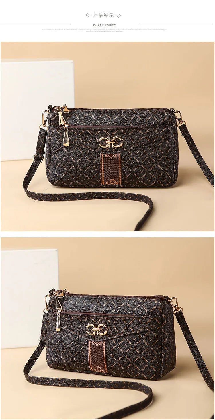 2025 Women's New Crossbody Shoulder Bag Atmospheric Middle-aged Underarm Handbags Mini Phone Small Shoulder Bag for Mothers