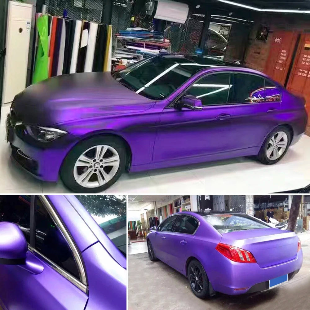 10/30x100cm PVC Vinyl Wrap Plating Matte Satin Sticker Decorative Auto Film Sheet for Car Truck Motorcycle Laptop Accessories