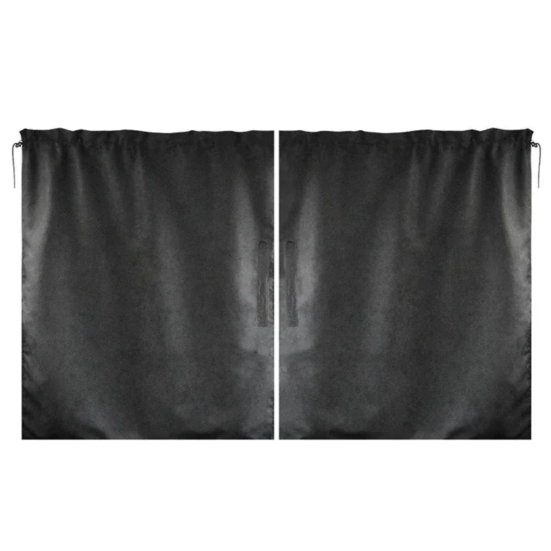 Universal Car Privacy Curtains Between Rear Seat Privacy Protection Sun Shades Side Window Covers for Taxi Car Travel Accessorie