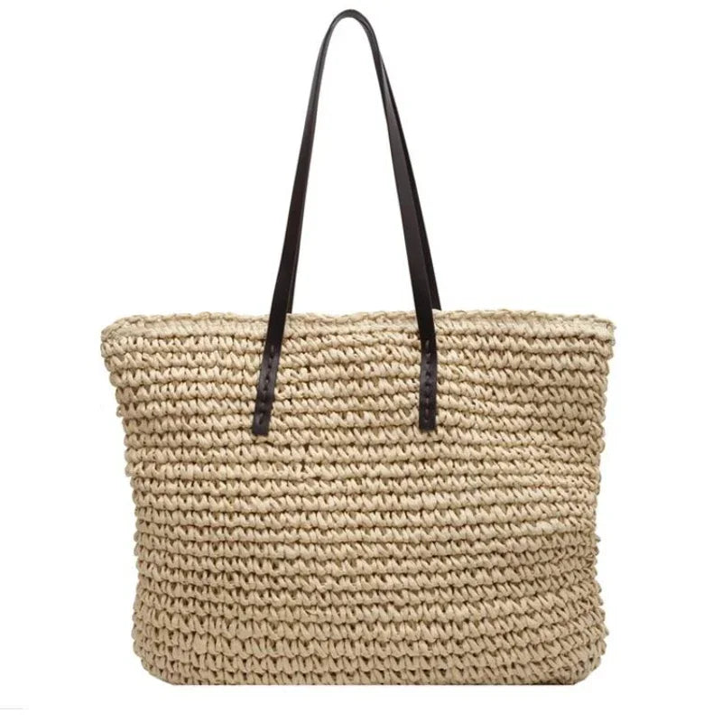 Summer Luxury Design Women's Bag 2025 Hot Selling Grass Woven Fashion Women's Shoulder Bag Leisure Large Capacity Shoulder Bag