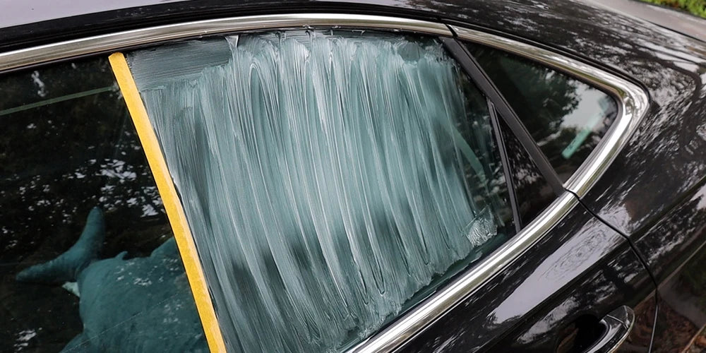Car Glass Oil Film Removing Paste Aivc Auto Glass Film Coating Remover Clear Vision Hydrophobicity Windshield Car Detailing Tool