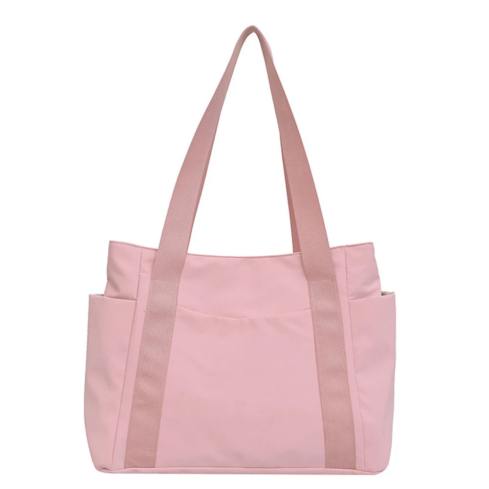 2024 New Handbags Casual Shopping Bags for Women Soft Canvas Big Capacity Tote Bag Messenger Big Mummy Shoulder Bag Ladies