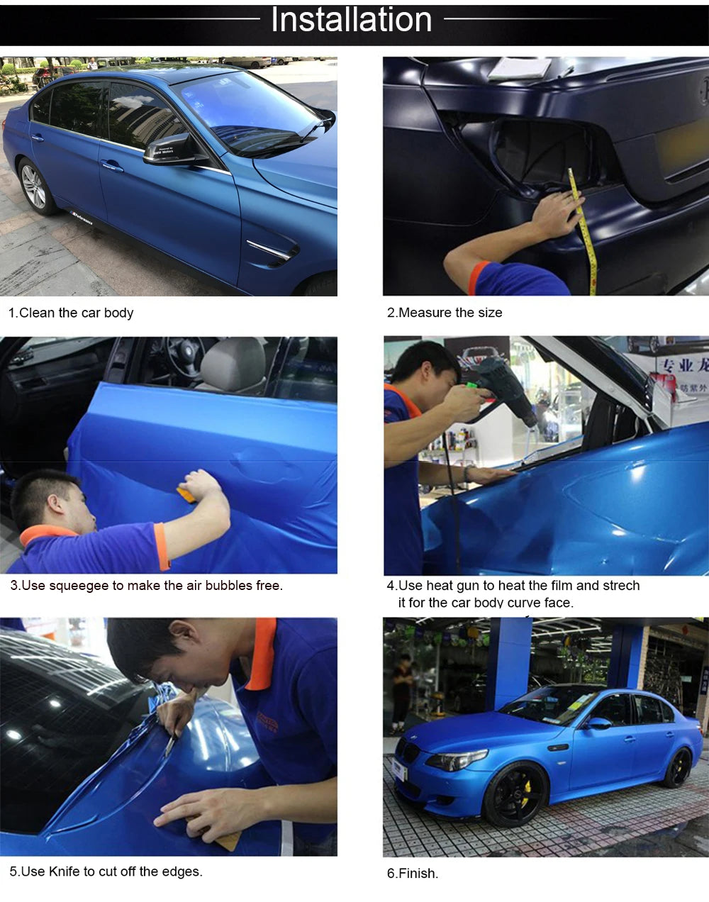 10/30x100cm PVC Vinyl Wrap Plating Matte Satin Sticker Decorative Auto Film Sheet for Car Truck Motorcycle Laptop Accessories