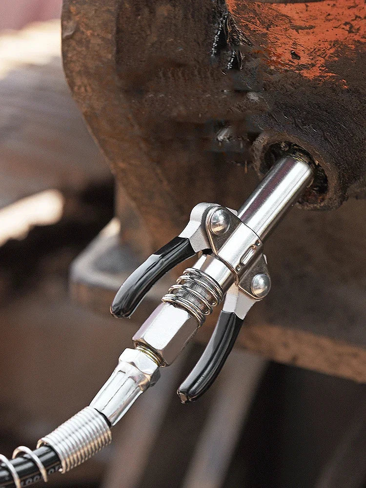Grease Guns Coupler Heavy-Duty Oil Injector Pump Syringe Lubrication Nozzle Tooling Manual Greaser Fat Press Tip Car Accessories