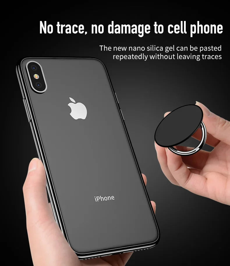 Universal Finger Ring Holder Stand Mobile Phone Luxury 360° Degree Rotation Phone Back Sticker Holder for IPhone Samsung Xiaomi