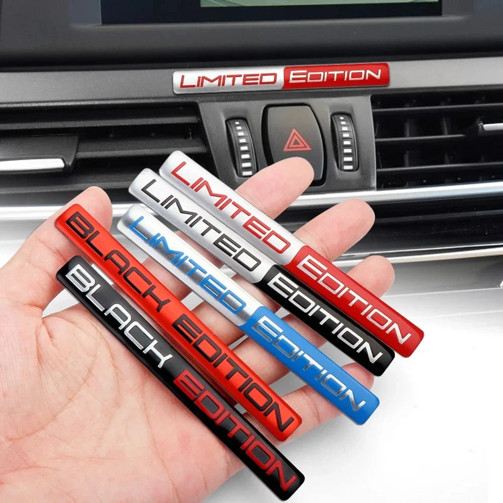 3D Car Racing Sport Adhesive Emblem Rear Trunk Badge Fender Sticker Body Decal Car Accessories