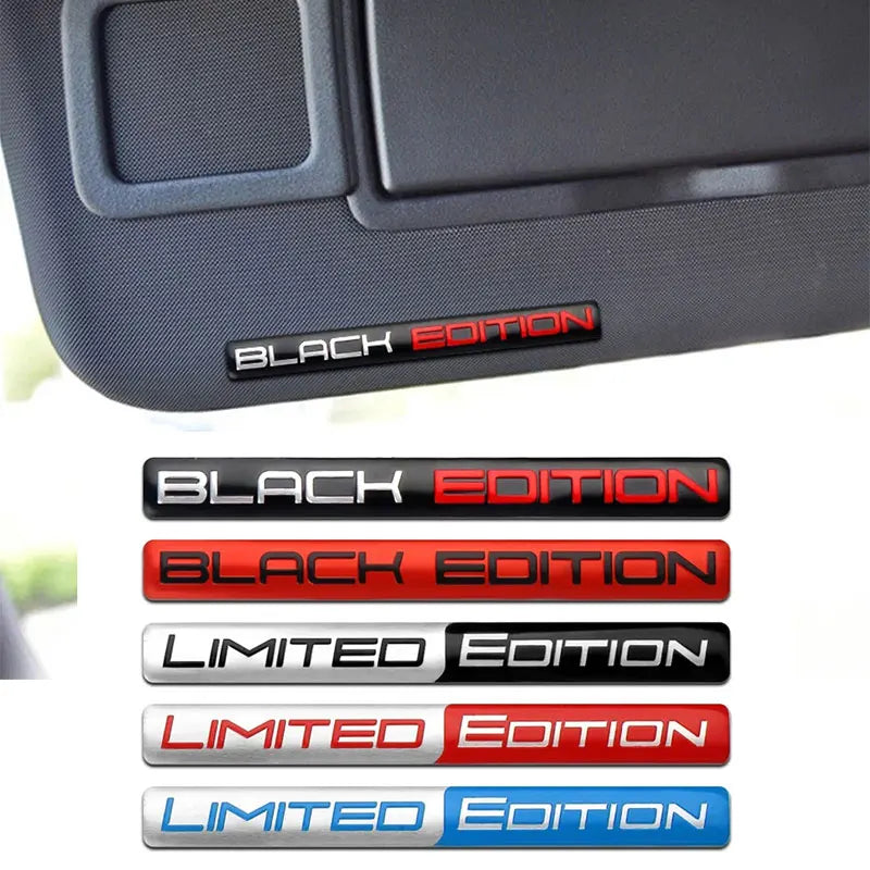 3D Car Racing Sport Adhesive Emblem Rear Trunk Badge Fender Sticker Body Decal Car Accessories