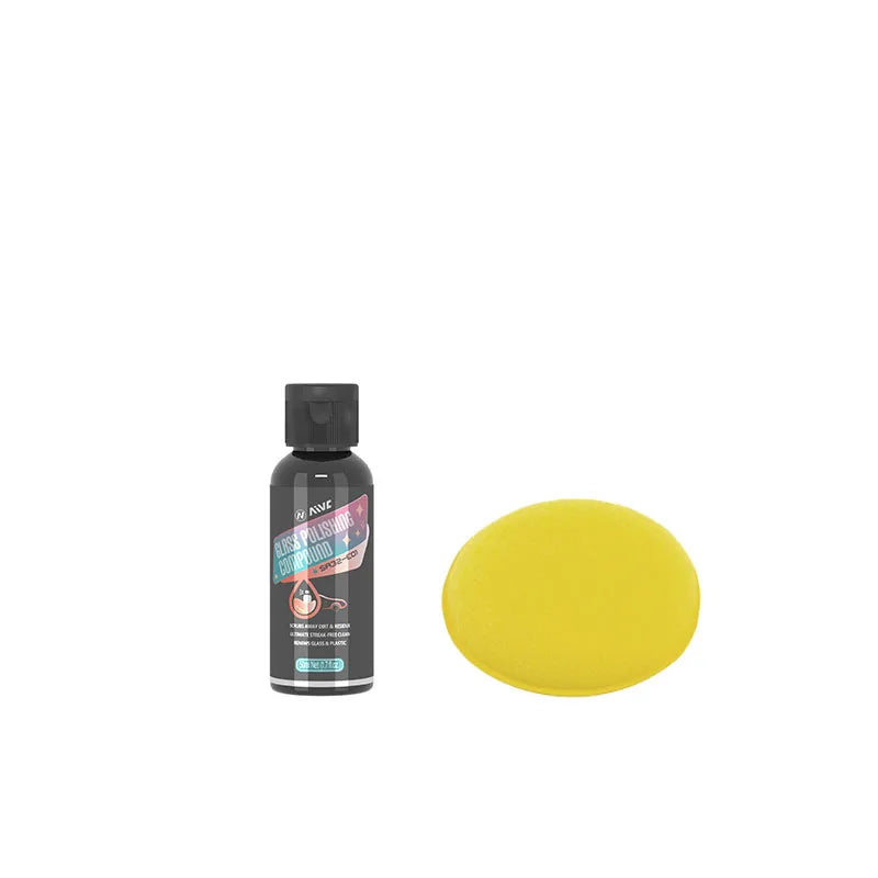 Car Glass Oil Film Removing Paste Aivc Auto Glass Film Coating Remover Clear Vision Hydrophobicity Windshield Car Detailing Tool