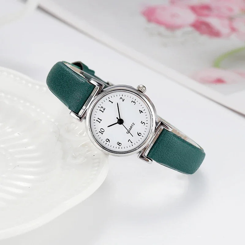 Brand Quartz Watchesfor Women Hight Quality Ladies Luxury Fashion Small Dial Casual Watch Leather Wristwatch Relojes Para Mujer