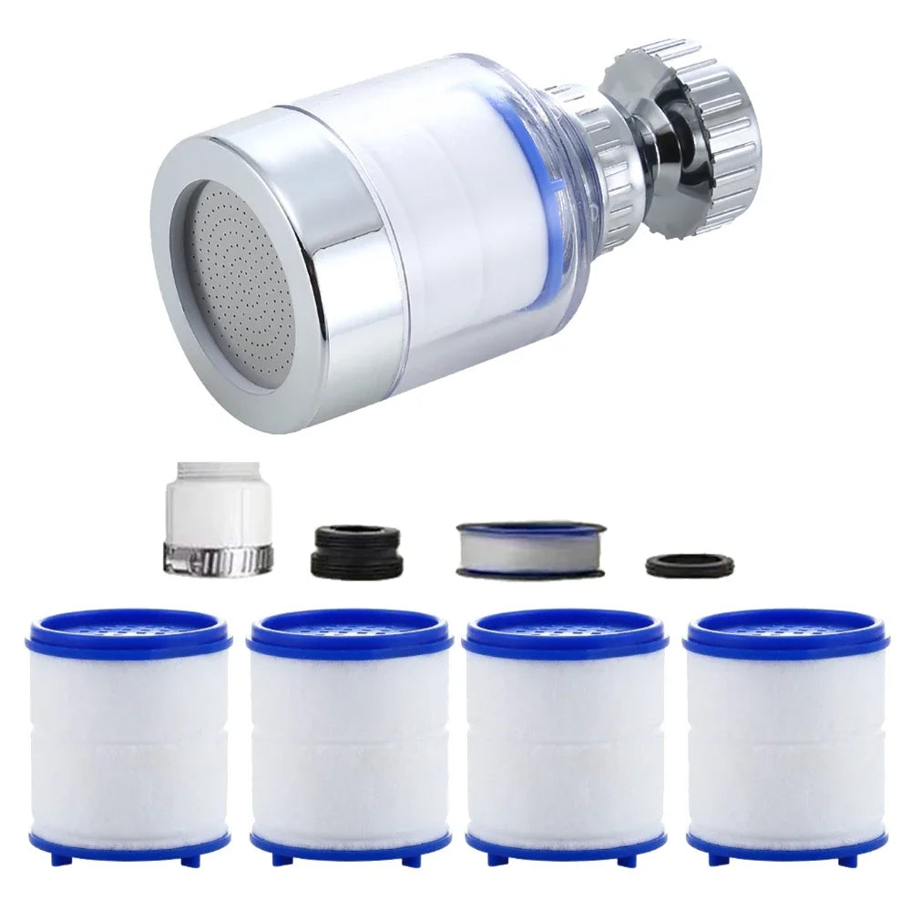 Faucet Filter Elements Water Purifier Filter emove Chlorine Heavy Metal Faucet Adapter PP Cotton Filtration for Kitchen Bathroom