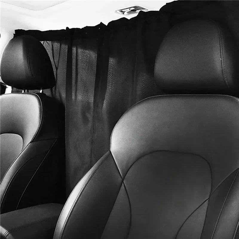 Universal Car Privacy Curtains Between Rear Seat Privacy Protection Sun Shades Side Window Covers for Taxi Car Travel Accessorie