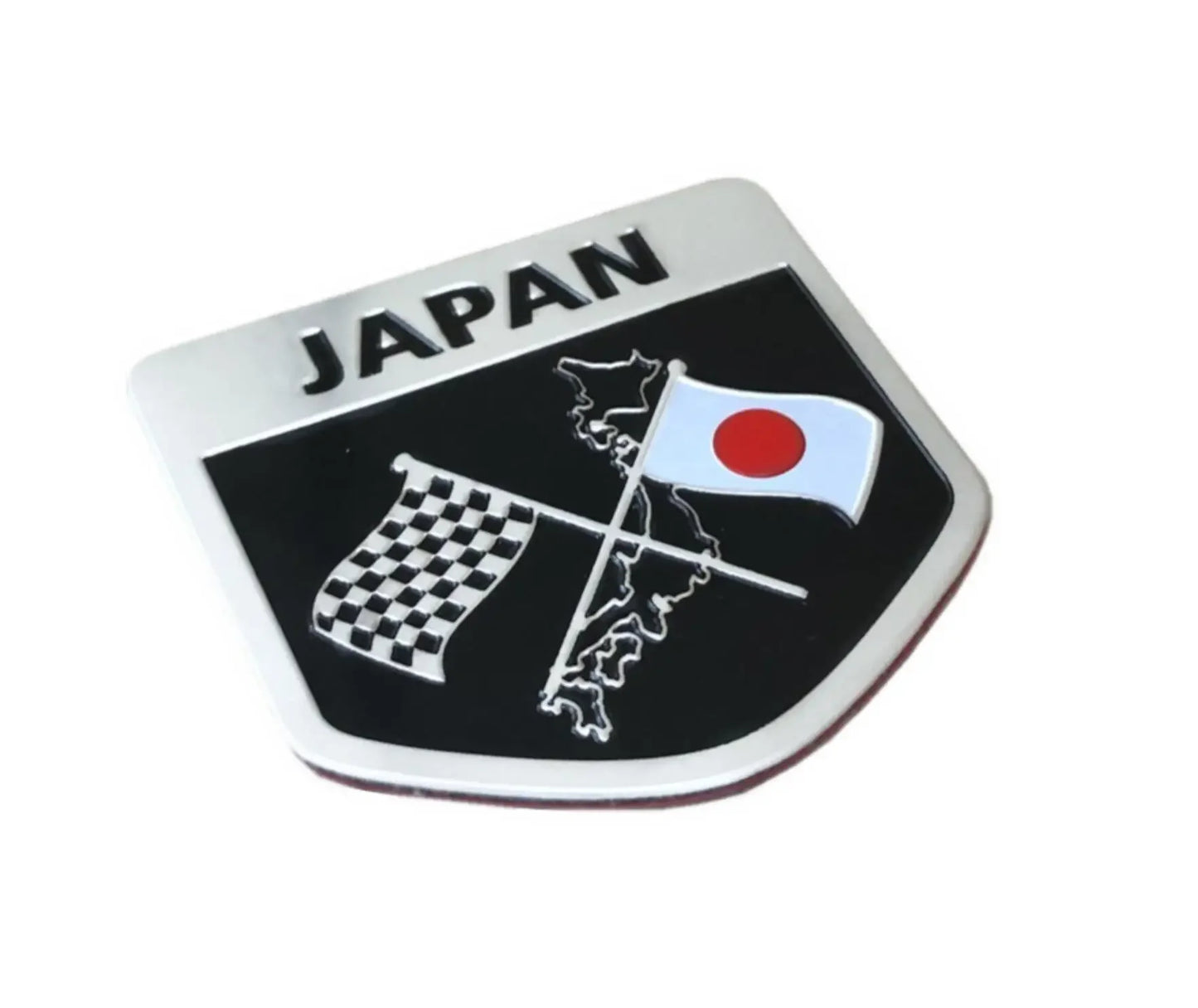 Car Styling Metal Japanese Flag Emblem Badge Logo Japan Sticker Decal For Daihatsu Yrv Scion Venza Datsun Key Chain Accessories