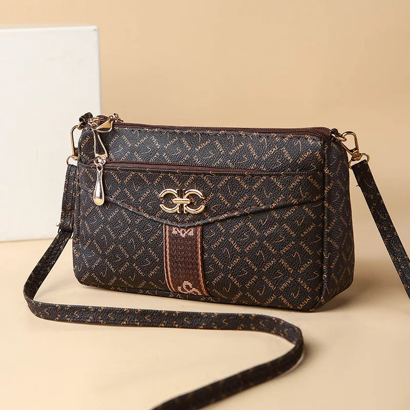 2025 Women's New Crossbody Shoulder Bag Atmospheric Middle-aged Underarm Handbags Mini Phone Small Shoulder Bag for Mothers