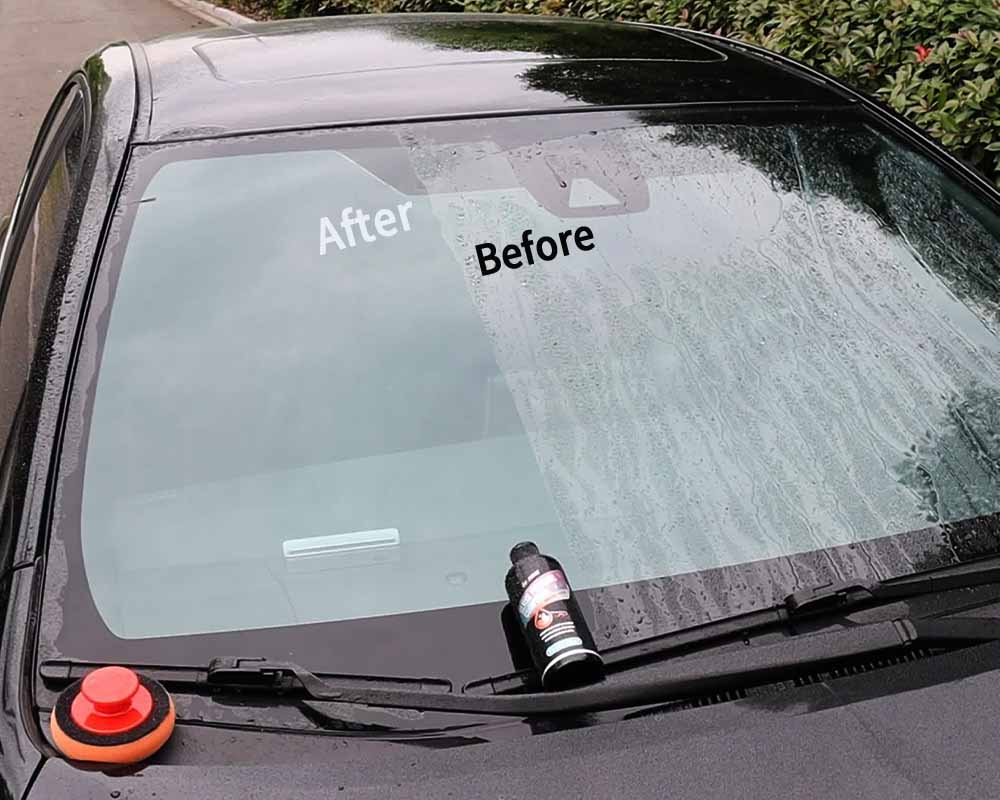 Car Glass Oil Film Removing Paste Aivc Auto Glass Film Coating Remover Clear Vision Hydrophobicity Windshield Car Detailing Tool
