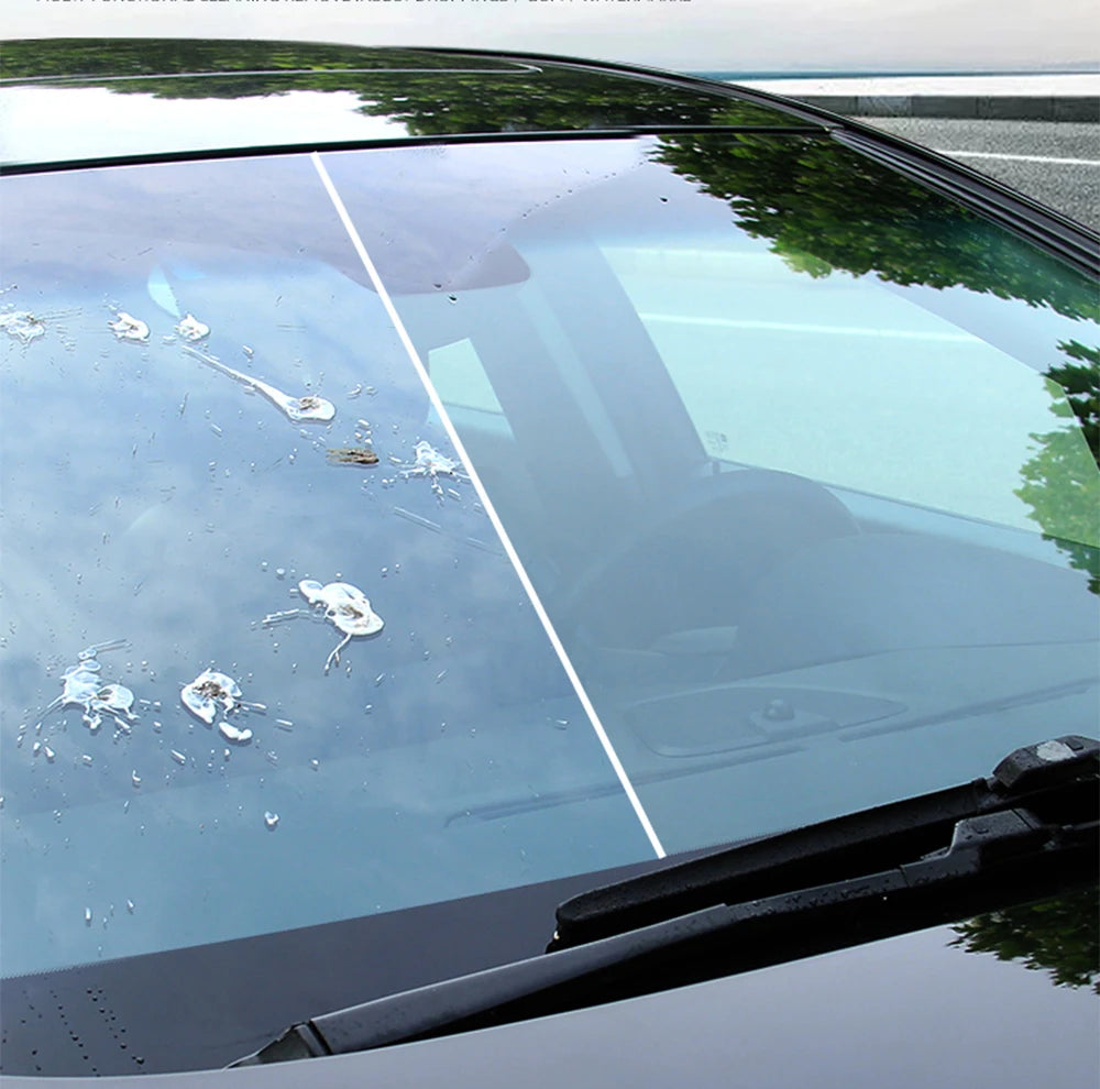 Car Glass Oil Film Removing Paste Aivc Auto Glass Film Coating Remover Clear Vision Hydrophobicity Windshield Car Detailing Tool