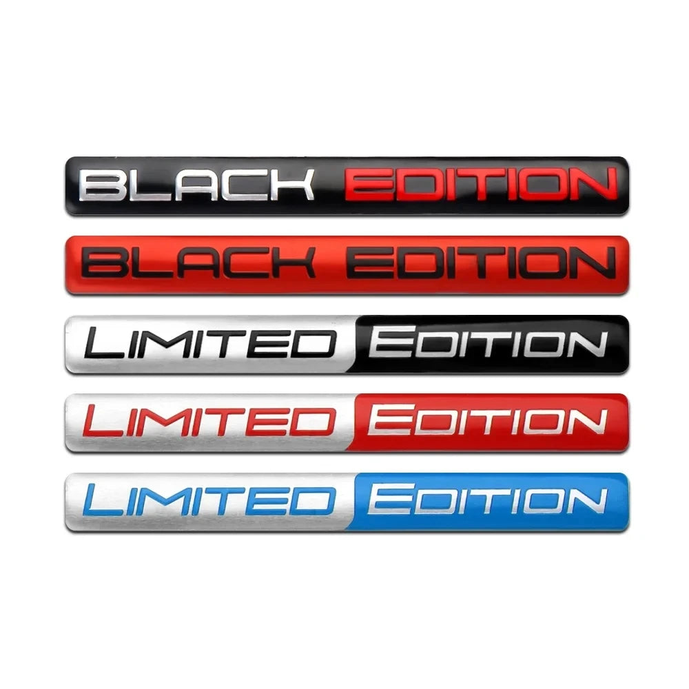 3D Car Racing Sport Adhesive Emblem Rear Trunk Badge Fender Sticker Body Decal Car Accessories